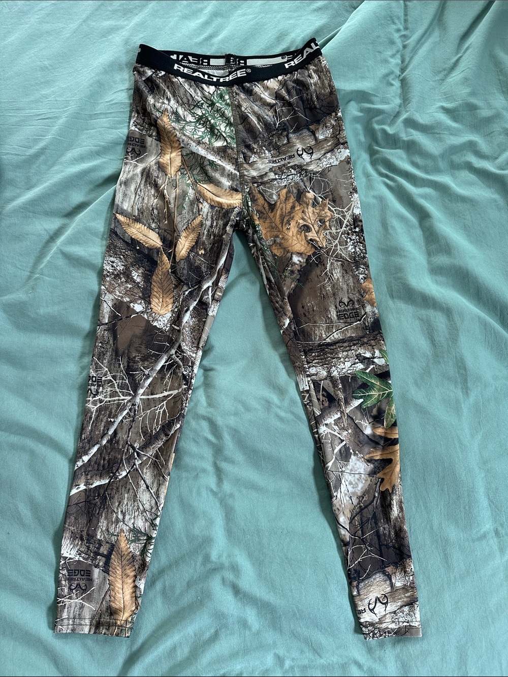 Realtree Boys' Performance Thermal Underwear Long Johns Base Layer bottoms